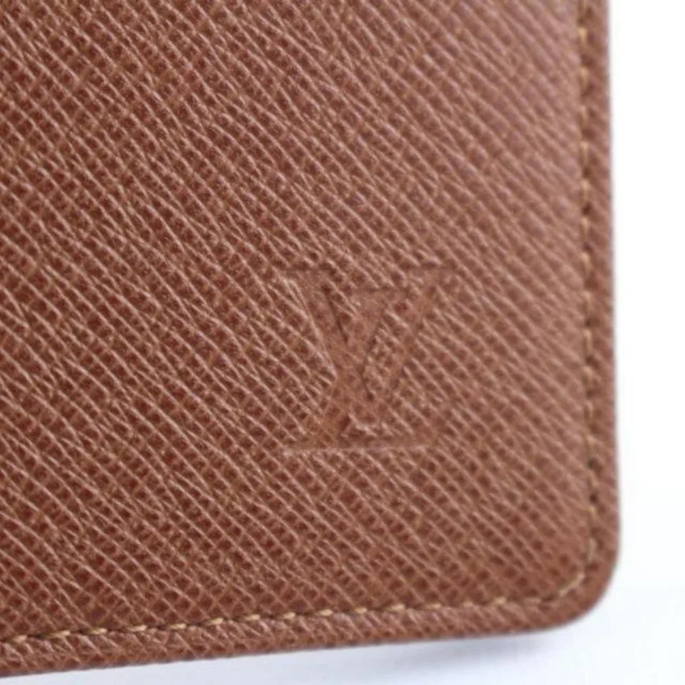 Louis Vuitton Brown Taiga Id Holder Wallet Case